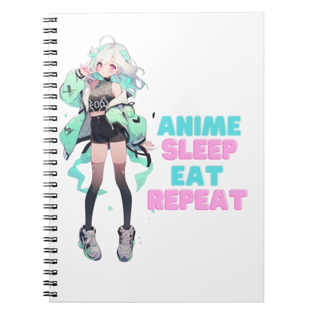 Otaku-Notebook Notizblock (Vorderseite)