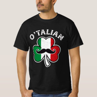 O'Talian Shamrock Irish Italian St Patricks day T-Shirt