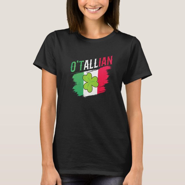 O'tallian Leprechaun Gaelic Ireland St Patricks Da T-Shirt (Vorderseite)