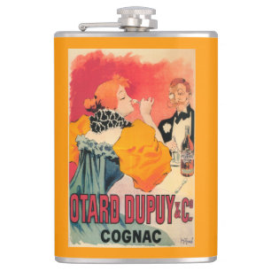 Otard-Dupuy & CO. Cognac Werbeplakat Flachmann