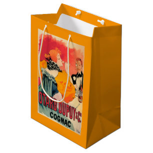 Otard-Dupuy u. Co.-Kognak-förderndes Plakat Mittlere Geschenktüte