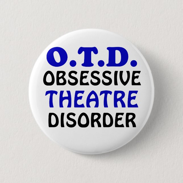 OTD besessene Theater-Störung Button (Vorderseite)