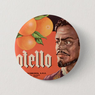 Otello Orange Etikett Button