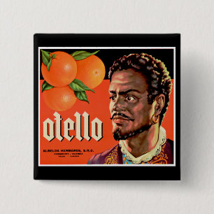 Otello Orange Etikett Button