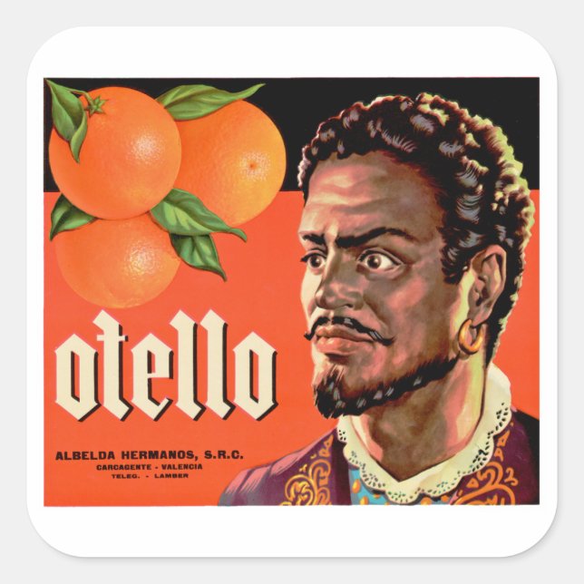 Otello Orange Étiquette (Devant)