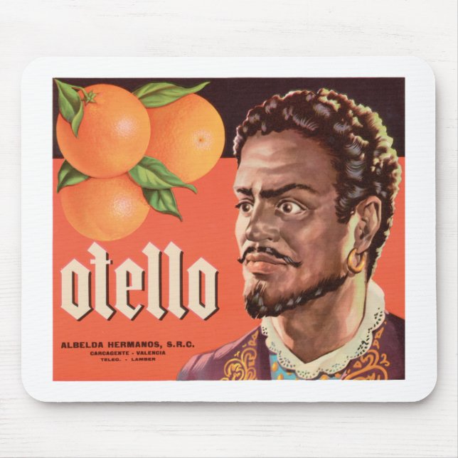 Otello Orange Label Mousepad (Vorne)