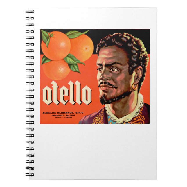 Otello Orange Label Notizblock (Vorderseite)