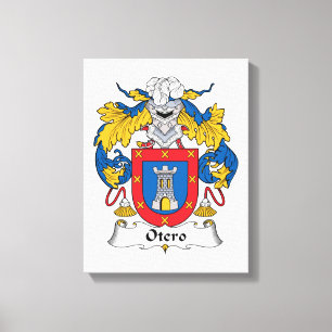 Otero-Familienwappen Leinwanddruck