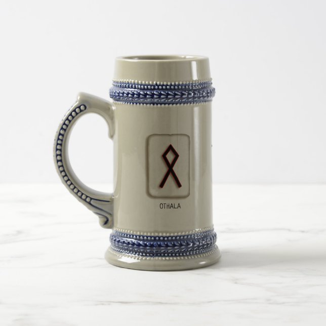 Othala RuneStone Stein Bierglas (Links)