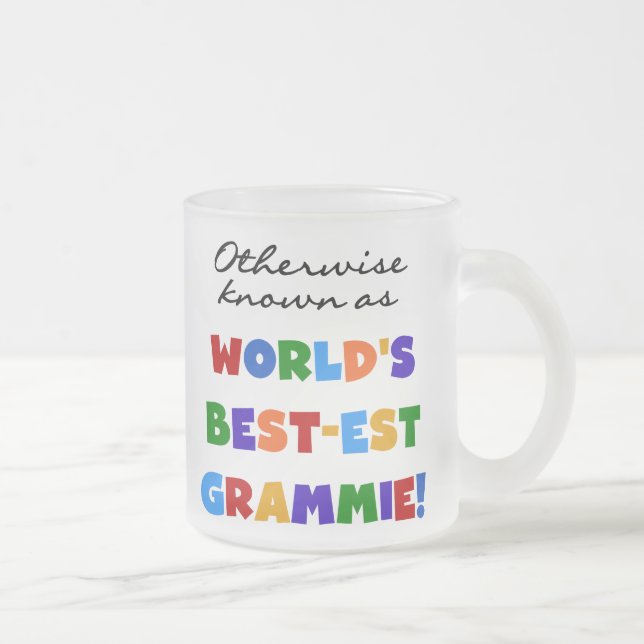 Otherwise Known as Best-est Grammie T-shirts Mattglastasse (Rechts)