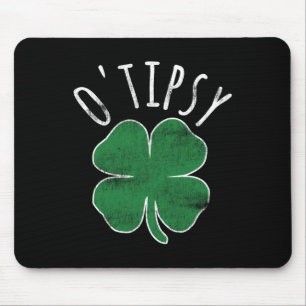 O'tipsy St. Patrick's Tag Bier Shamrock Irischer B Mousepad
