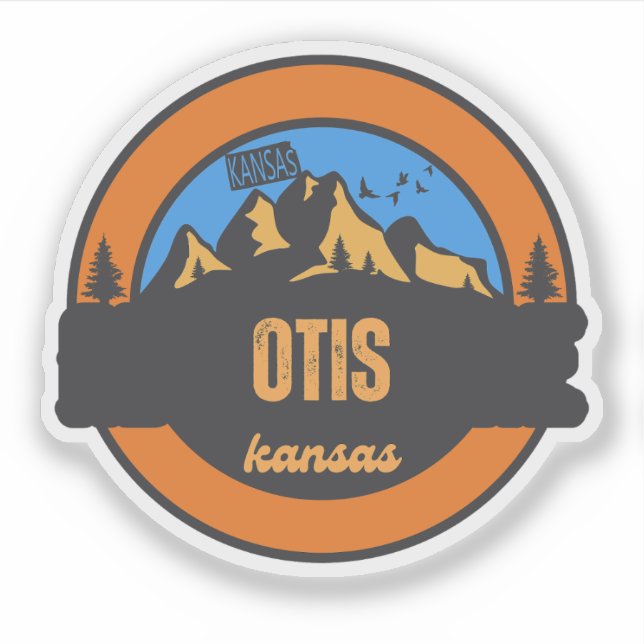 Otis, Kansas Aufkleber (Vorderseite)
