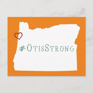 Otis Strong Rope Heart White Postkarte