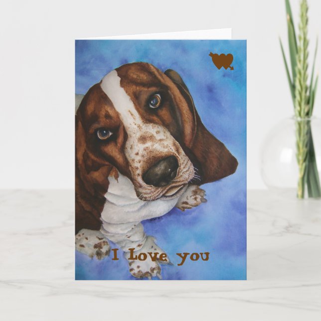 Otis, Valentine Grußkarte Feiertagskarte (Vorderseite)