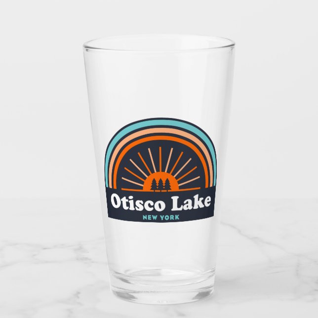 Otisco New York Rainbow Glas (Vorderseite)