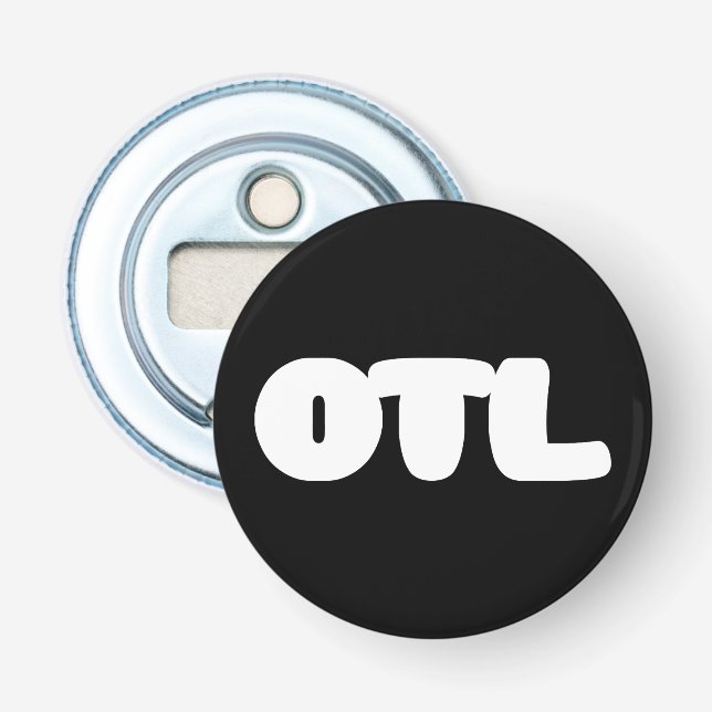 OTL Emoticon ~ Koreanischer Slang Flaschenöffner (Vorderseite)