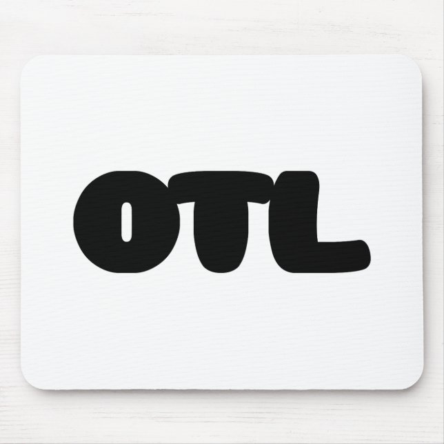OTL Emoticon ~ Koreanischer Slang Mousepad (Vorne)