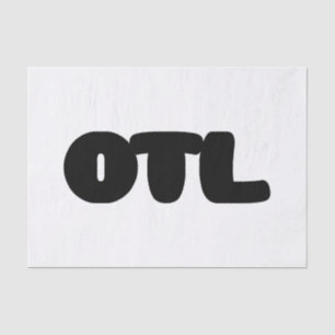 OTL Emoticon ~ Koreanischer Slang Seidenpapier