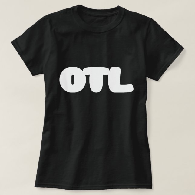 OTL Emoticon ~ Koreanischer Slang T-Shirt (Design vorne)