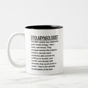 Otolaryngologin Zweifarbige Tasse