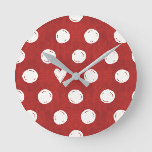 Otomi Bauernhof-Schritt Runde Wanduhr