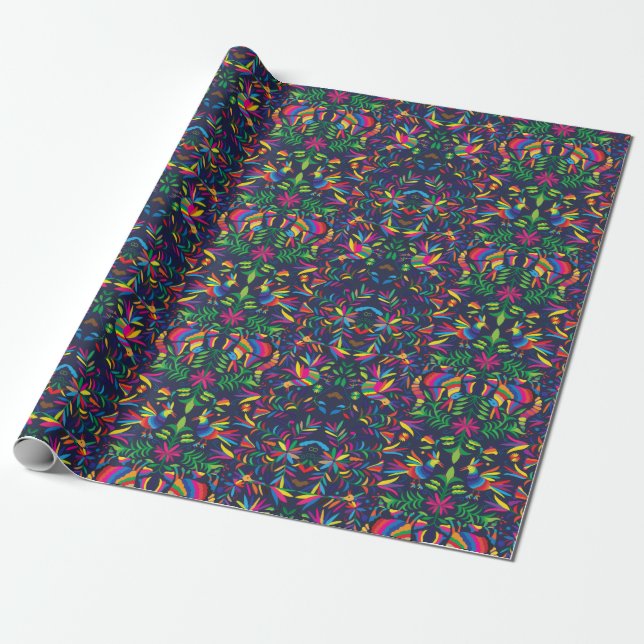 Otomi buntes Packpapier (Ungerollt)