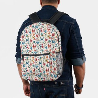 Otomi-Inspiriertes Design Bedruckter Rucksack