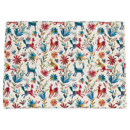 Otomi-Inspiriertes Design Große Geschenktüte