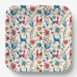 Otomi-Inspiriertes Design Pappteller