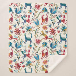 Otomi-Inspiriertes Design Sherpadecke