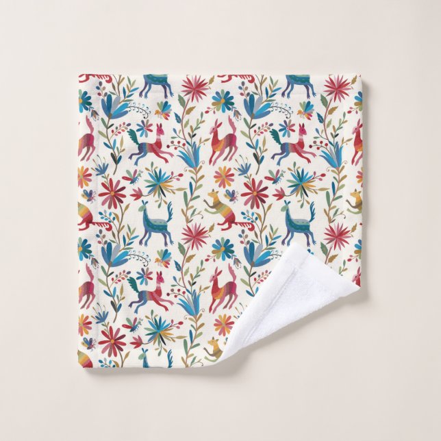 Otomi-Inspiriertes Design Waschlappen (Waschlappen)