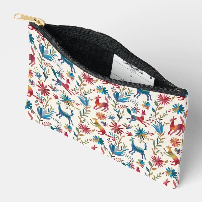 Otomi-Inspiriertes Design Zubehörtasche (Offen)