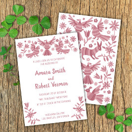 Otomi, MEXIKA, PINK, BLUME, VÖGELANKÜNDIGUNG Ankündigung