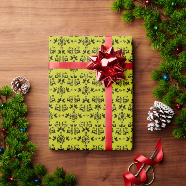 Otomi-Wohngestaltung Geschenkpapier (Feiertagsgeschenk)