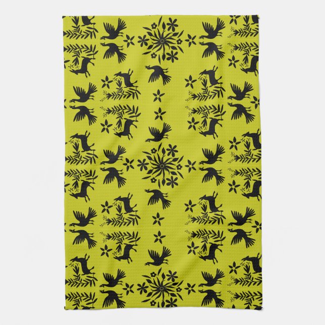 Otomi-Wohngestaltung Geschirrtuch (Vertikal)