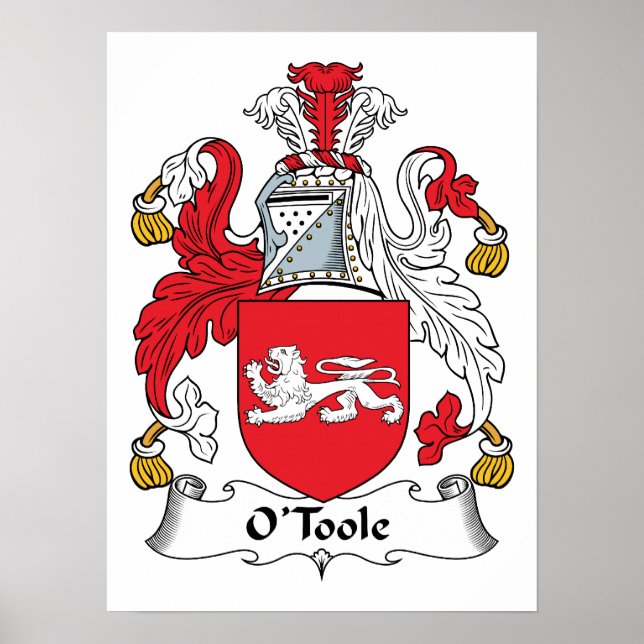 O'Toole Familienwappen Poster (Vorne)