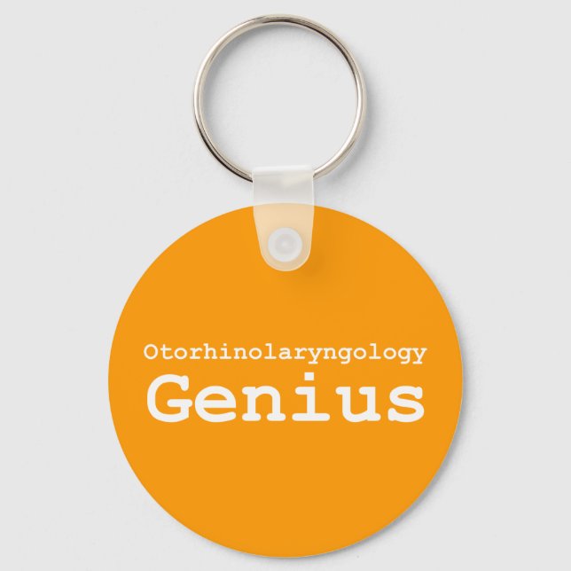Otorhinolaryngologie Genius Geschenke Schlüsselanhänger (Vorderseite)