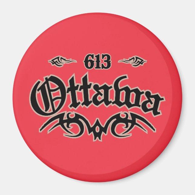 Ottawa 613 magnet (Vorne)