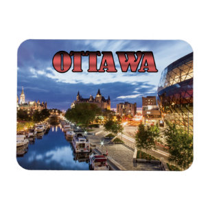 Ottawa bei Dämmerung Magnet