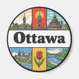 Ottawa Canada Travel Magnet