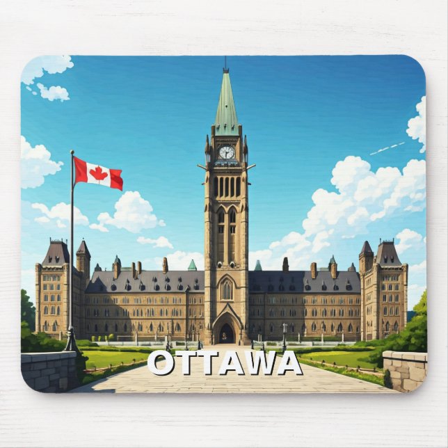 Ottawa Canada Travel Mousepad (Vorne)