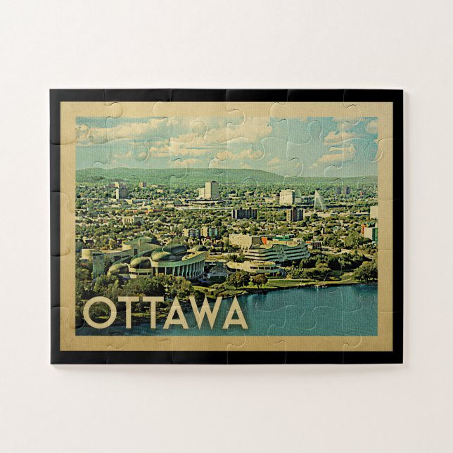 Ottawa Canada Vintage Travel (Horizontal)