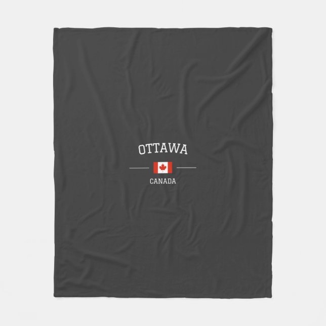 Ottawa Fleecedecke (Vorderseite)
