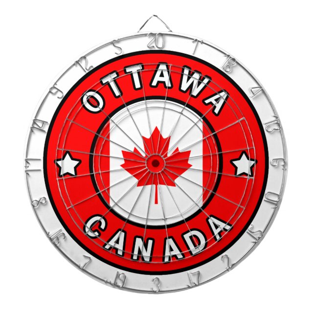 Ottawa Kanada Dartscheibe (vorne)
