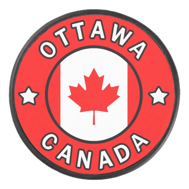 Ottawa Kanada Eishockey Puck (Vorderseite)