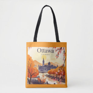 Ottawa Kanada Gebäude des Parlaments, City Skyline Tasche