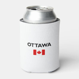 Ottawa Kanada Kanadische Flagge Licht Farbe Dosenkühler