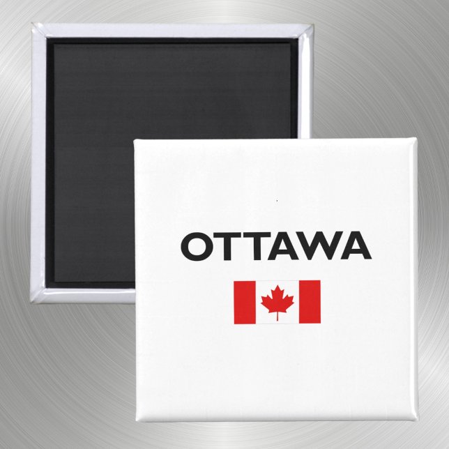 Ottawa Kanada Kanadische Flagge Licht Farbe Magnet (Von Creator hochgeladen)