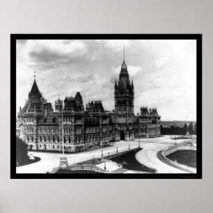 Ottawa Kanada Parlament Gebäude 1922 Poster