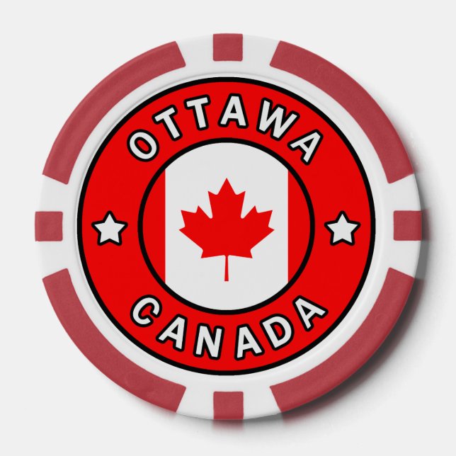Ottawa Kanada Pokerchips (Vorderseite)